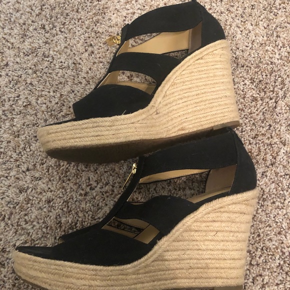 Michael Kors Black Wedges - Picture 4 of 4